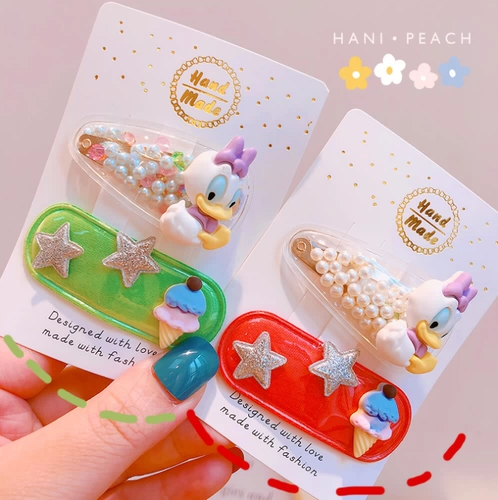 Детский аксессуар для волос из ПВХ, прозрачное флуоресцентное украшение-шарик, челка