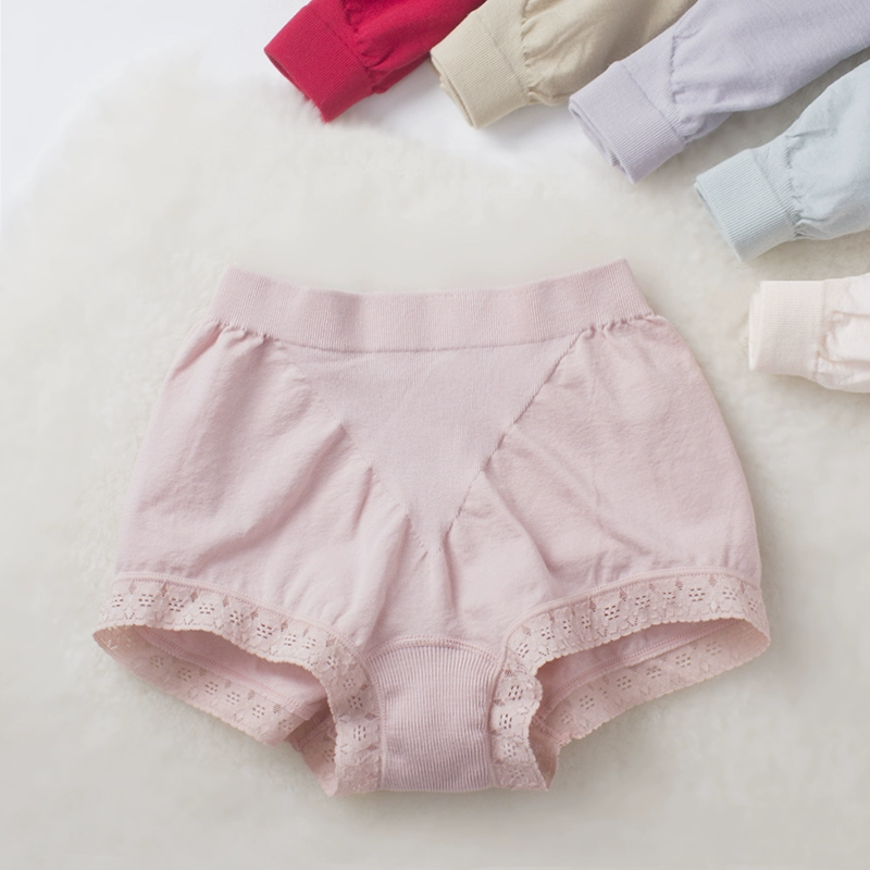 [Ưu đãi đặc biệt] Đồ lót cotton co giãn thoải mái cho nữ quần lửng midi ren gợi cảm - Giữa eo