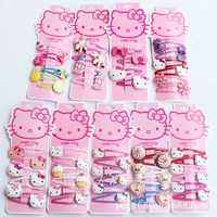 Vụ nổ phụ kiện tóc HELLO KITTY bộ mèo kt dễ thương phim hoạt hình kẹp tóc trẻ em kẹp tóc dây cao su - Phụ kiện tóc dây cột tóc dễ thương cho bé