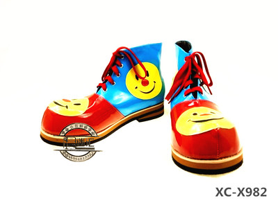 taobao agent 漫迷汇 High-end smiley series small round-headed clown shoe clown performance stage performance magic shoes XC-X982