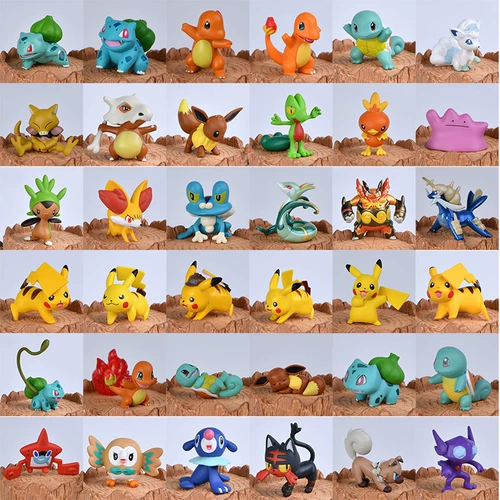 Pokémon Pet Elf Royal Sanjia Jeoney Turtle Чудесная семена лягушки Семена Little Fire Dragon Sixwei куклы
