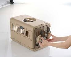 Клетка питомца автомобилей 日本制造宠物航空箱猫咪车载用便携折叠旅行箱狗狗笼子小型犬箱包