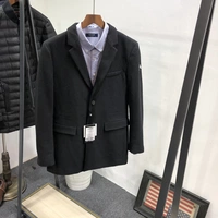 Hàng gia súc tiết kiệm chi phí, mùa thu và mùa đông nam mới ve áo kinh doanh áo len dài giản dị áo jacket nam