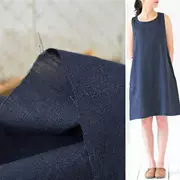 New Vintage Gió Mềm Rắn Rửa Linen Vải Áo Váy Handmade TỰ LÀM Đồng Bằng Linen Bông Vải