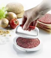 Cơm khuôn bánh burger DIY khuôn bánh thịt khuôn bánh áp lực bánh hamburger thịt bánh khuôn trứng omelette máy khuôn - Tự làm khuôn nướng khuôn làm bánh bao