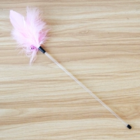 Принесение колокольчика+розовые перья для перьев дразня кошкой