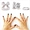 Trang sức nhỏ Hàn Quốc, hợp thời trang, hoang dã, nhẫn ba mảnh, mẫu nữ, phụ kiện sáng tạo ngón trỏ nhẫn lông voi nam