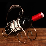 Bắc cổ rượu vang giá cổ sáng tạo rèn sắt kệ thời trang không khí nhà hàng rượu trang trí rượu trang trí - Rượu vang