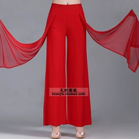 Новые современные танцевальные штаны Женские женские ходячие танцевальные брюки Плейза Практикуйте танце