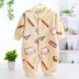 Cộng với đồ ngủ nhung 0-1-2 tuổi flannel babyiesies mùa thu và mùa đông san hô lông cừu bé romper Áo liền quần