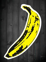 Рекомендация сядьте крови Энди Уорхол Поп Большой банановый ноутбук водонепроницаемый пластырь 24 см