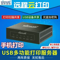 Wisiyilink USB -сервер сервера сети обмена сетью перекрестного сегмента сегмента мобильного телефона удаленная облачная печата