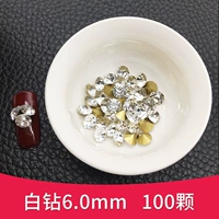Белый бриллиант 6,0 мм 100