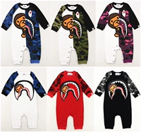 Yimei home 2019 mùa thu mới thương hiệu nam và nữ babyiesies bé cotton dài tay ra khỏi quần áo romper - Áo liền quần jumpsuit trẻ em xuân hè