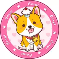 Розовая круглая база