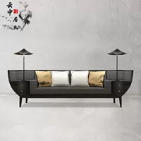 Современный и минималистичный диван из натурального дерева, ткань, мебель