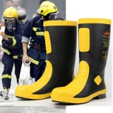 Резиновые ботинки длинные цилиндрические ботинки и обувь против взыскания защиты от работы по защите от работы по защите окружающей среды.