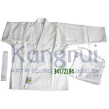 Белая хлопковая износостойкая ткань для тренировок для дзюдо, 151 проба