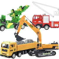 Xe cứu hỏa xe tải máy xúc đồ chơi bộ bé trai tháp lớn cần cẩu trộn mô hình máy xúc - Đồ chơi điều khiển từ xa đồ chơi trí tuệ cho bé