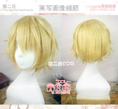 taobao agent 第二氏 I like your fragrant and handsome blonde cos wig N10
