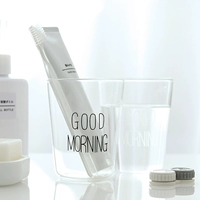Стеклянная чашка для рта/пара для мытья кисточка для кисти чашка туалет домашний корейский творческий творческий день доброе утро стоматологический танк простой зубной инструмент