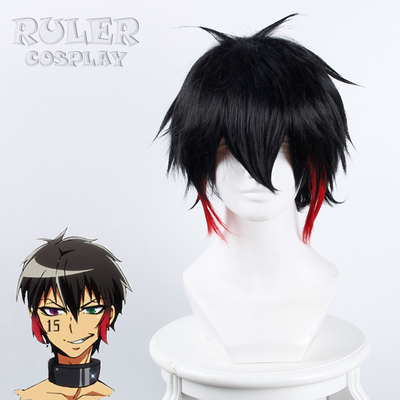 taobao agent Lord Black and White Come to Detention Center No. 15 JYUGO Black Cosplay wig fake hair