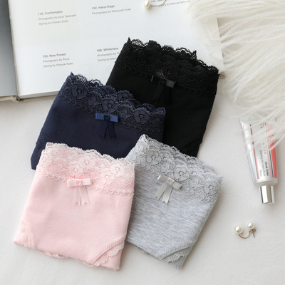 管阿姨十点半E-003很舒服的普通纯棉内裤蕾丝边三角裤4条礼盒装女-淘宝网 管阿姨十点半E-003很舒服的普通纯棉内裤蕾丝边三角裤4条礼盒装女-淘宝网