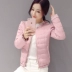 Chống mùa giải phóng mặt bằng 2018 nữ áo ngắn Hàn Quốc phiên bản của mỏng bông áo khoác mùa đông mỏng bông áo khoác xuống áo áo phao lông vũ nữ dáng ngắn Bông