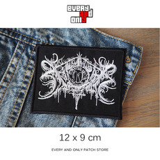 Липучка для пододеяльника xasthur美国黑金属乐队周边logo立体刺绣背标贴patch布标布贴