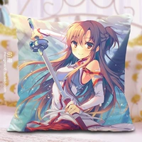 Меч бог reaud Plound Square Kirito Asuna Yasuna наклонилась на подушку для подушки аниме аниме периферийная подушка