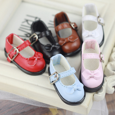 taobao agent Ben hundred free shipping BJD shoes dolls with 1/6 6 -point small leather shoes versatile bow 6 color optional
