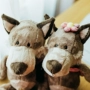 Cặp đôi đồ chơi sang trọng ba lô sói lớn sói rừng sói quà tặng sói xám con búp bê quà tặng búp bê - Đồ chơi mềm cửa hàng đồ chơi trẻ em gần đây