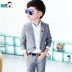 Bộ đồ trẻ em tuxedo bé trai phù hợp với phong cách Anh trang phục hoa cô gái nhỏ phù hợp với bộ đồ hai mảnh - Váy trẻ em Váy trẻ em