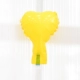Желтый 5 -импультный сердечный желтый