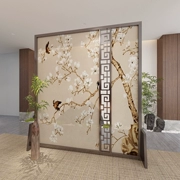 Màn gỗ rắn Trung Quốc hiên phòng khách bán trong suốt vách ngăn khách sạn phòng trà màn hình phân vùng [hoa núi] - Màn hình / Cửa sổ