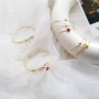 Nhật Bản Hàn Quốc Vòng đeo tay đơn giản Thời trang Kim loại hoang dã Kết cấu Cô gái Vòng tay gió Sinh viên hàng ngày Sáng tạo Trang sức Trái cây - Vòng đeo tay Cuff vòng tay nữ đẹp