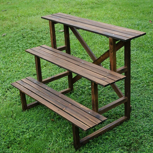 Антикоррозивная деревянная открытая балкон -цветочная полка