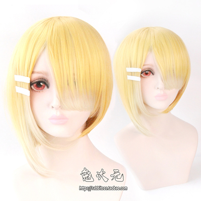 taobao agent [Rabbit Dimensional] Come again, let the magic king Ak cos wig Genso color short hair, short hair, face shape