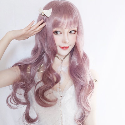 taobao agent Fashionable bangs, wig, wavy helmet, Lolita style, curls