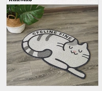 Кошачья рисунок кошачья песчаная подушка анти -кера