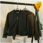 Quần áo Taotao Thời trang hoang dã đơn giản đẹp trai khóa kéo hai chiều áo khoác gió 38247