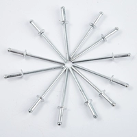 Алюминиевые алюминиевые заклепки алюминиевые круглая головка накачивающих гвоздей ногтя, ногти, ногти, ногти, ива