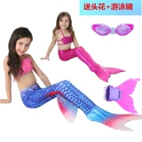 Наряд маленькой принцессы, комплект, детский купальник, крой «рыбий хвост»