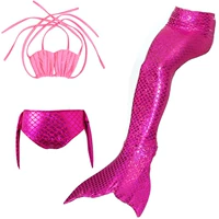 Розовый хвост + фиолетовый топ + нижнее белье.