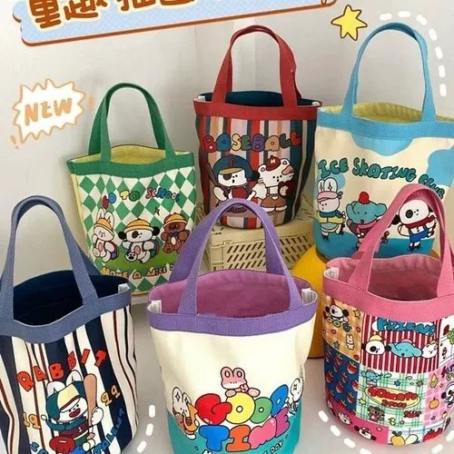 Портативная льняная сумка, ведро для выхода на улицу, сумка для еды