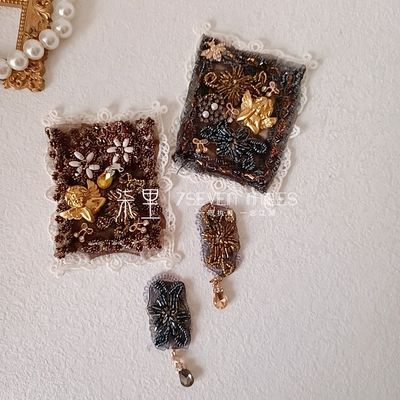 taobao agent Genuine elegant retro brooch handmade, hairgrip, necklace, Lolita style, flowered