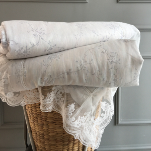 Mùa hè của Mỹ mát mẻ bởi Tencel xuất khẩu điều hòa không khí đã được mỏng chăn mùa hè là đôi rửa máy giặt ren sọc đơn giản