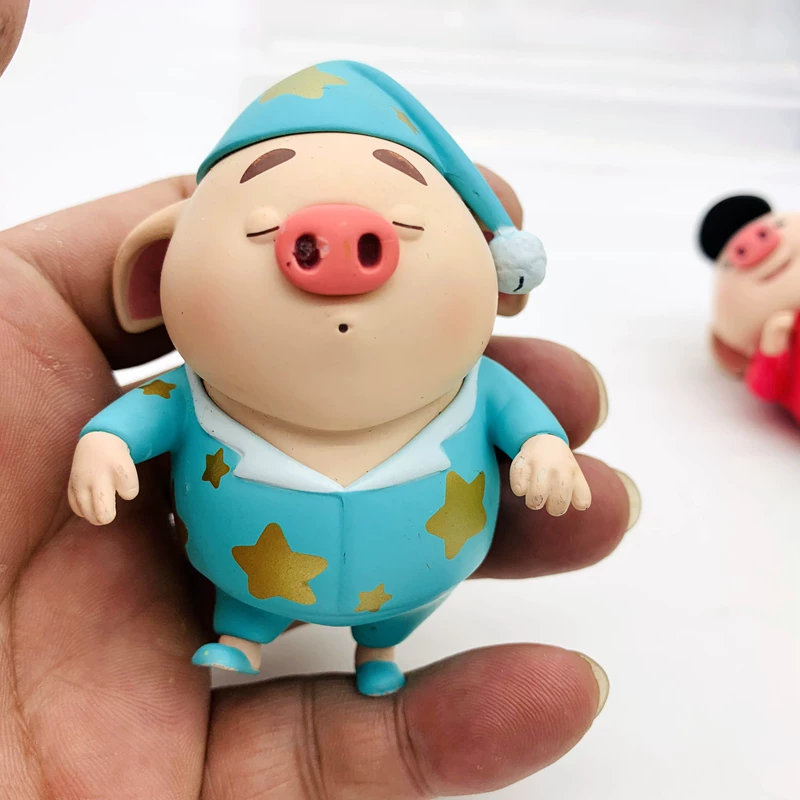 Подлинная оптовая партия сто изменений pig маленькая фарт слепой ящик 2-го поколения серия повседневной жизни подтверждение ручной офис украшение