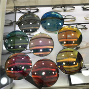 Kính râm cận thị phân cực đầy màu sắc với mức độ kính mát kính mát kính nhuộm máy tính bảng màu sắc tùy chỉnh phim