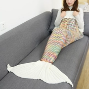 Đẹp cá đuôi máy lạnh chăn cá chăn mền đan sofa giải trí cá chăn ngủ trưa chăn mùa xuân - Ném / Chăn
